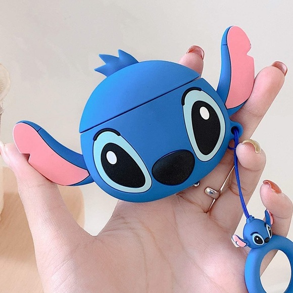 Kawaii Lilo & Stitch AirPod Silicone Case one pair - Picture 2 of 5